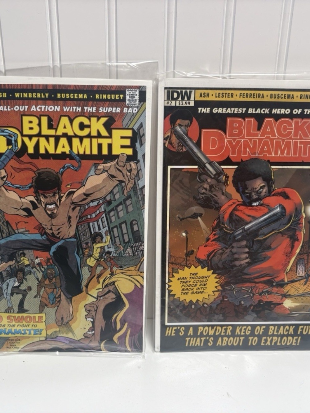 Black Dynamite #1 & #2 IDW Comic Book Series 2013 New